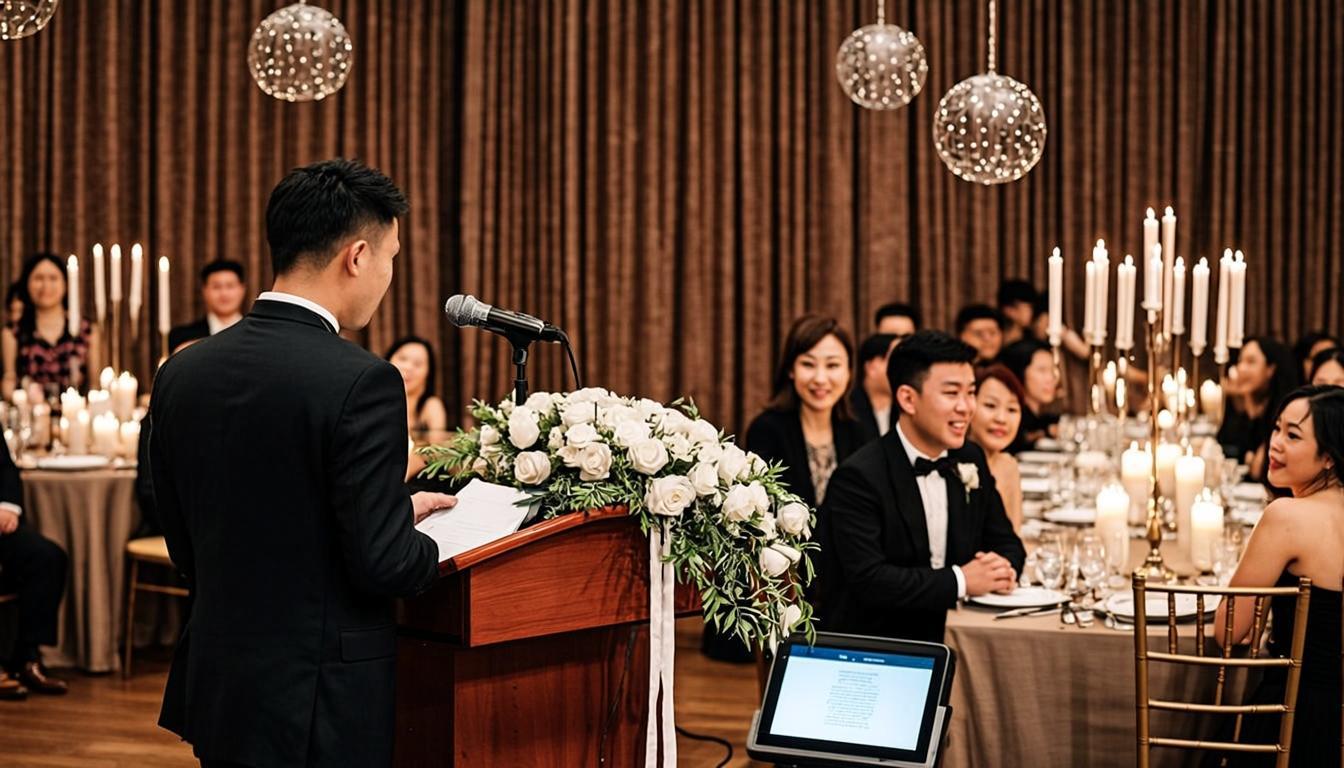 How to Use a Teleprompter for a Wedding Speech or Graduation